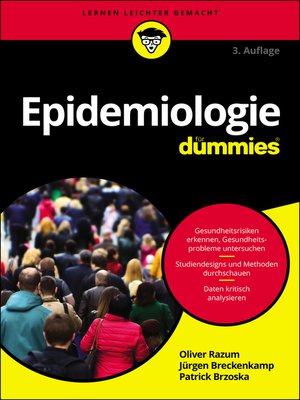cover image of Epidemiologie für Dummies